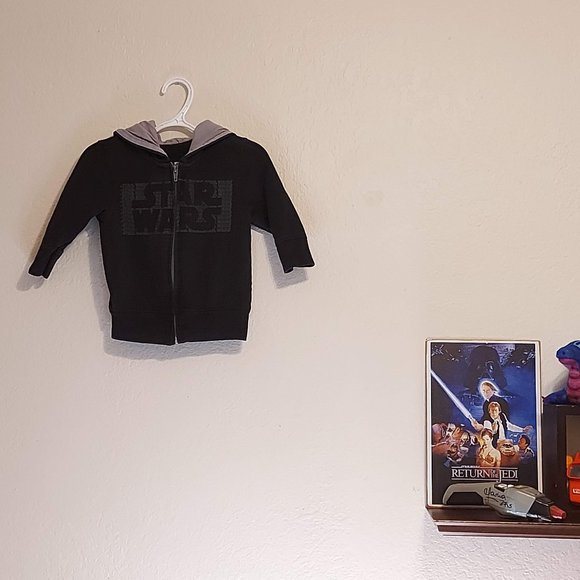 Star Wars Kids Black 18M Zip-Up Hoodie - Picture 2 of 8